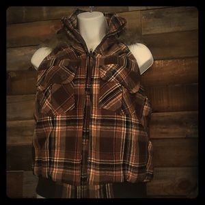 Plaid vest